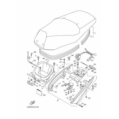 SEAT HANDLE ASSY.