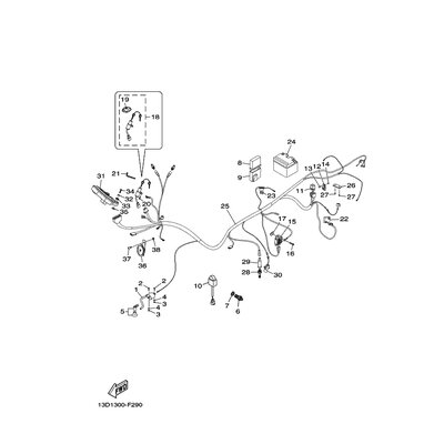 Yamaha Teil 3D6H252V0000