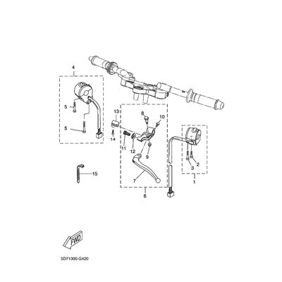 HEBELHALTER KOMPL. 1