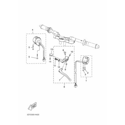 HEBELHALTER KOMPL. 1