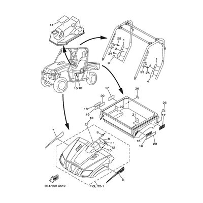 Yamaha Teil 2P5F62320000