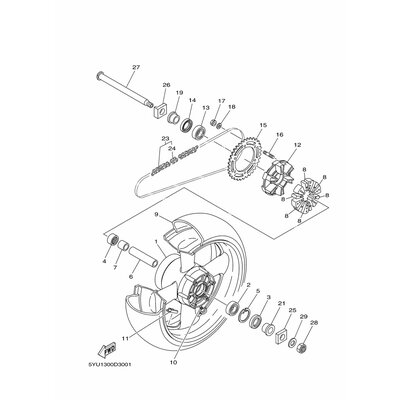 Yamaha Teil 5YU253C00000