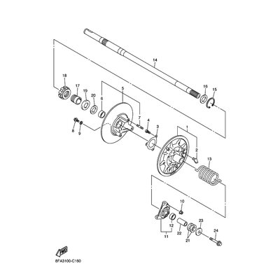 Yamaha Teil 8FA176811000