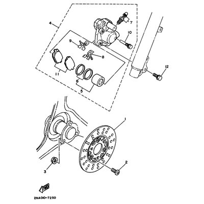 BREMSSATTEL KOMPL.