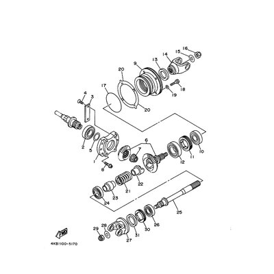 MIDDLE GEAR COMP.