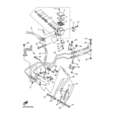 Yamaha Teil 22C2584A0000