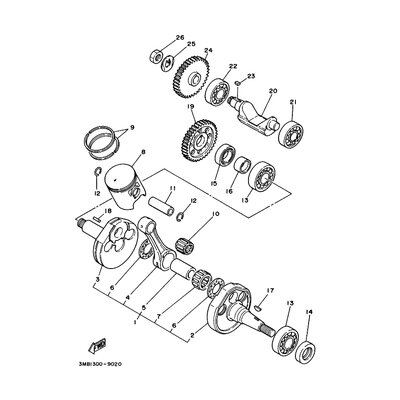 KOLBENRINGSATZ (0.25MM UG)