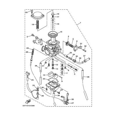 Yamaha Teil 5XT1434A0000