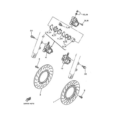 BREMSSATTEL-DICHTUNGSSATZ