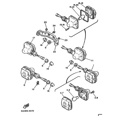 VORDERER BLINKER KOMPL. 1