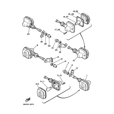 VORDERER BLINKER KOMPL. 1