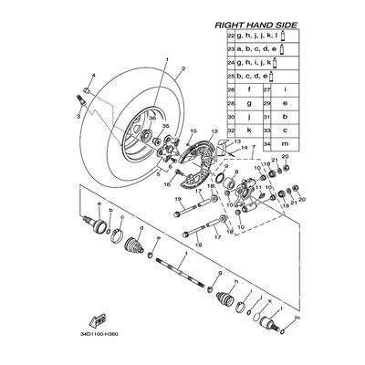 Yamaha Teil 28P2532F0000