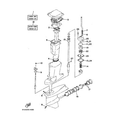 Yamaha Teil 61UW00780300