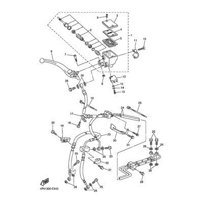 Yamaha Teil 4P52584A0000