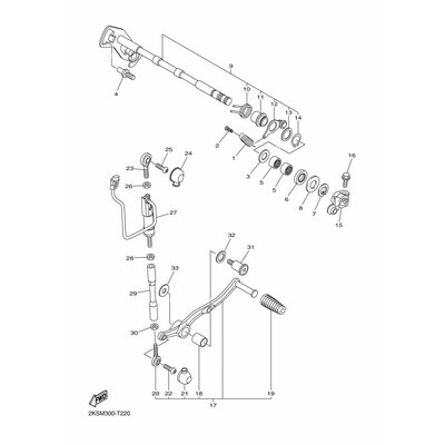 SHIFT SENSOR ASSY.