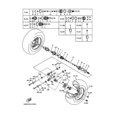 Yamaha Teil 5KM2530F1000