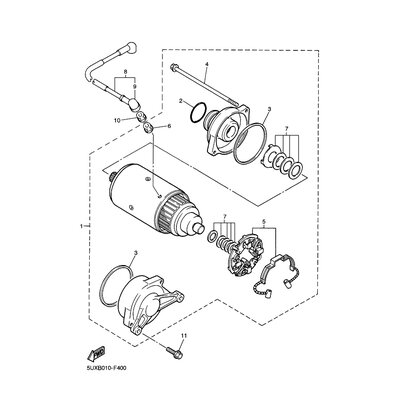 STARTING MOTOR UNIT