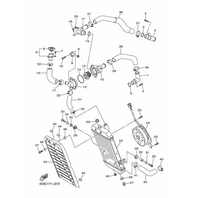 GEHAUSE, THERMOSTAT