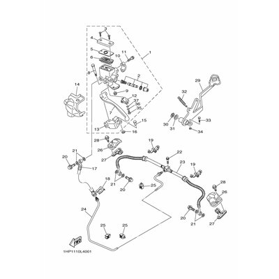 HOLDER, BRAKE HOSE