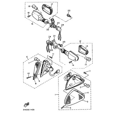 VORDERER BLINKER KOMPL. 1