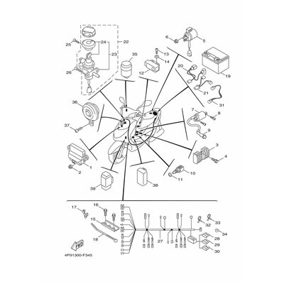 Yamaha Teil 4P9E546C0000