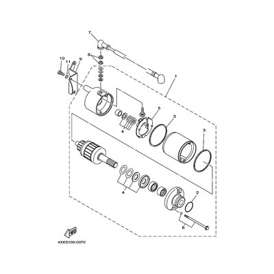 STARTING MOTOR UNIT