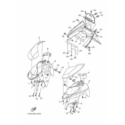 Yamaha Teil 5D6F622G0000