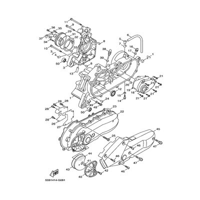 COVER, CRANKCASE 3