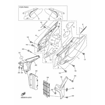 Yamaha Teil 33D2173P0000