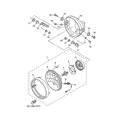 Yamaha Teil 5D1H43630000