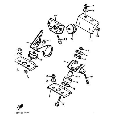 BOLT, FLANGE (8M6)