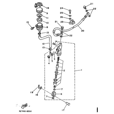 HALTER, BREMSSCHLAUCH 2