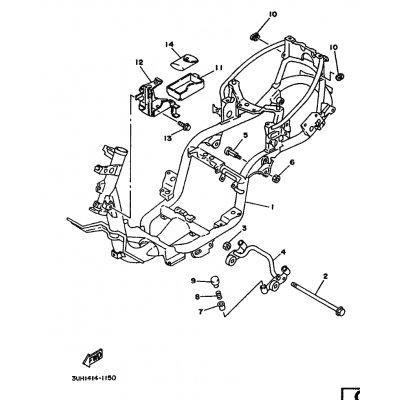 SCHRAUBE, MOTORAUFHANGUNG 1