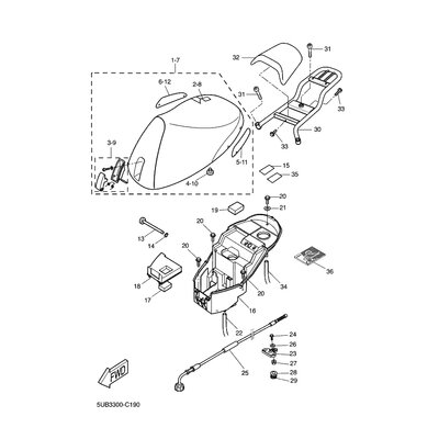 Yamaha Teil 5UBF118N0000