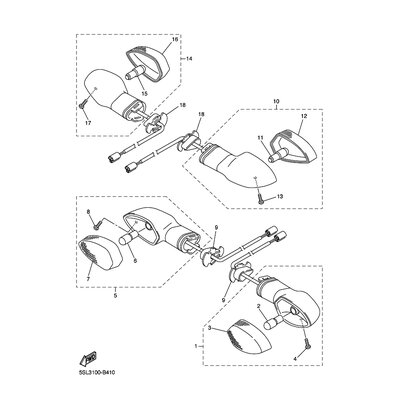 GLUHLAMPE, BLINKER