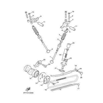 HALTER, VENTILFEDER