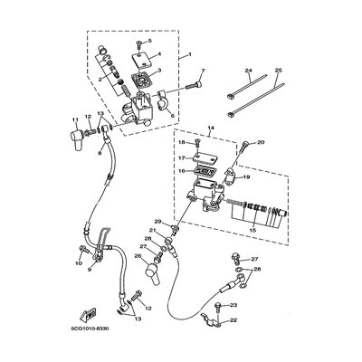 HALTER, BREMSSCHLAUCH 2