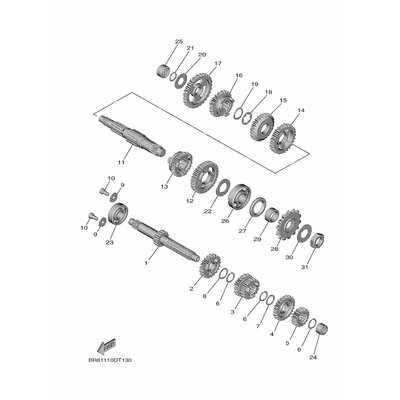 ZAHNRAD, 2. RITZEL