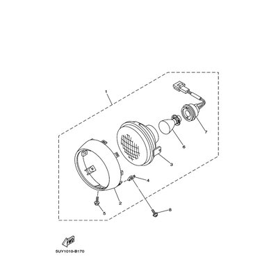 RING, SCHEINWERFER