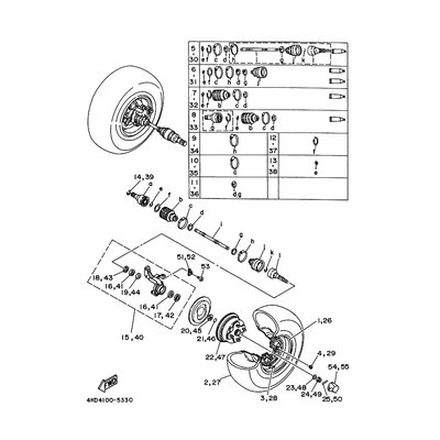 STEERING, KNUCKLE ASSY (LEF