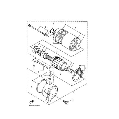 STARTING MOTOR UNIT