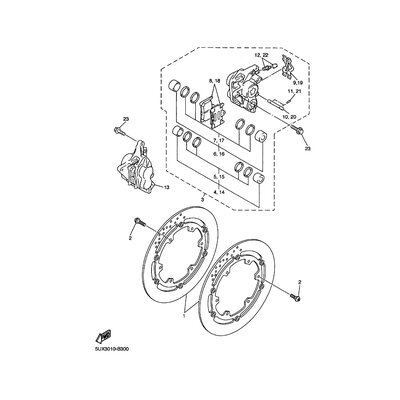 BREMSSATTEL-DICHTUNGSSATZ