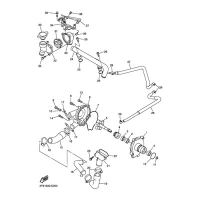 Yamaha Teil 3P6125910000