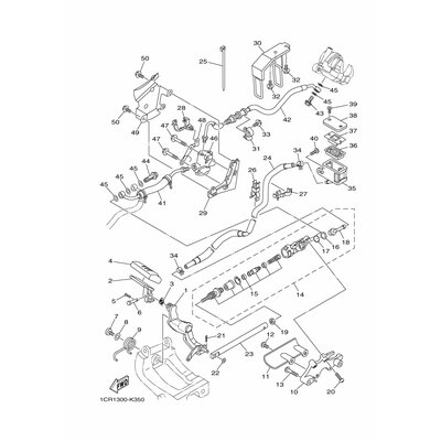 HALTER, BREMSSCHLAUCH