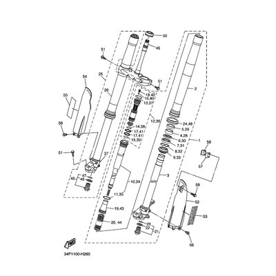 Yamaha Teil 34P2316A0000