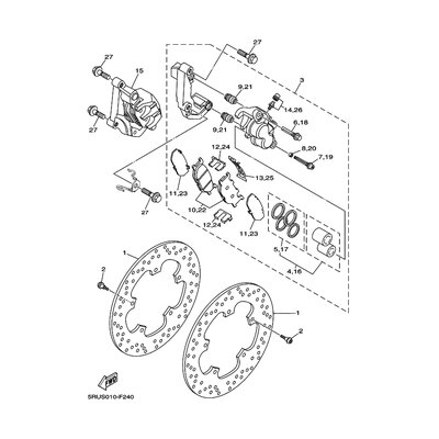 BREMSSATTEL KOMPL.(R)