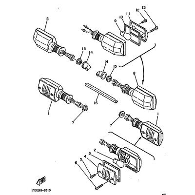 VORDERER BLINKER KOMPL. 1