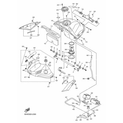 BRACKET, TANK FITT