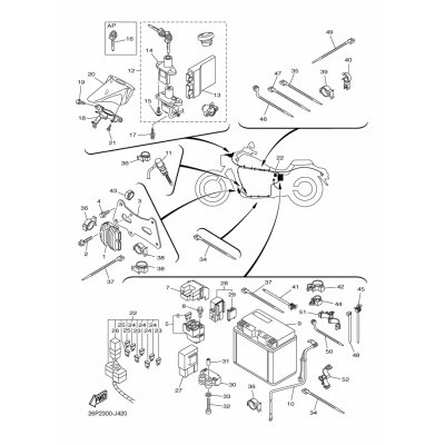 Yamaha Teil 26P2334G0000