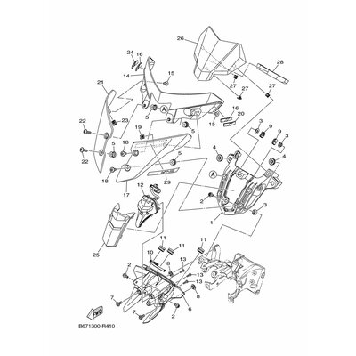 Yamaha Teil B67282610000